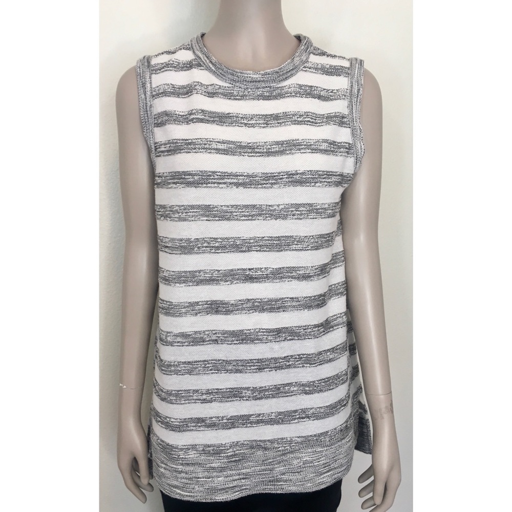 Lou & Grey Striped Knit Tank Top